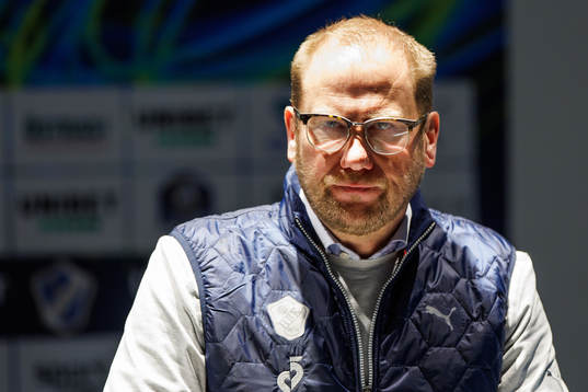 Halmstads tränare Magnus Haglund