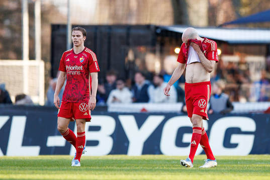Djurgårdens Elias Andersson och Marcus Danielson deppar