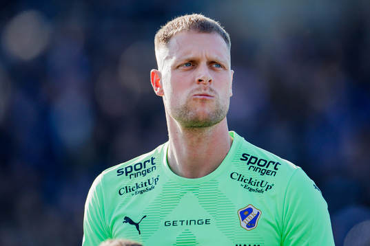 Halmstads målvakt Malkolm Nilsson Säfqvist