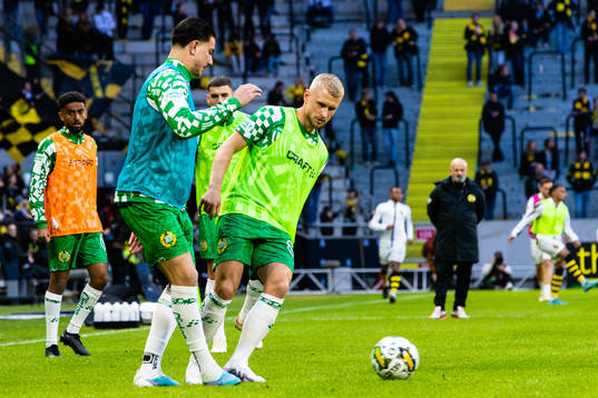 Hammarbys Jusef Erabi och Simon Strand