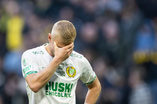 Hammarbys Simon Strand deppar