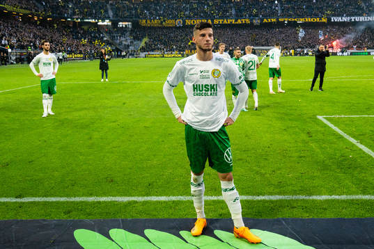 Hammarbys Viktor Djukanovic deppar