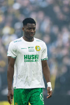 Hammarbys Nathaniel Adjei deppar