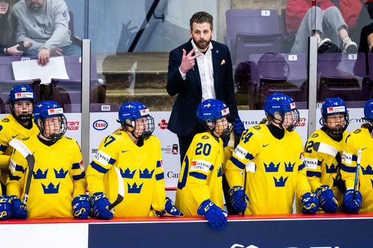 Head coach Ulf Lundberg of Sweden