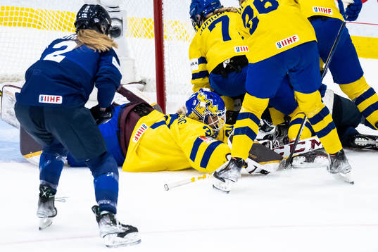 Goaltender Emma Söderberg of Sweden