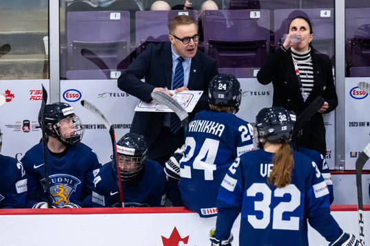 Head coach Juuso Toivola of Finland