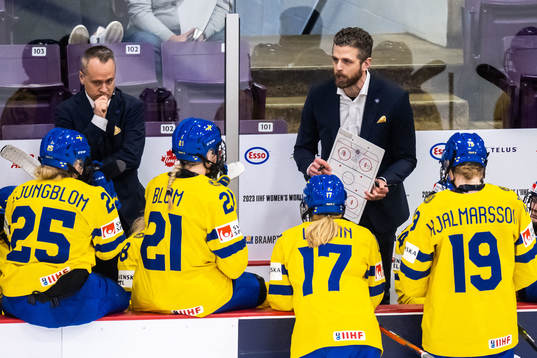 Assistant coach Andreas Karlsson and Head coach Ulf