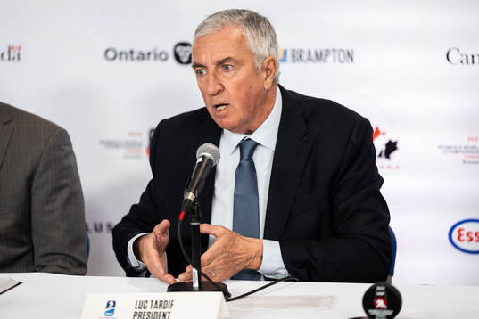 Luc Tardif, President of the International Ice Hockey