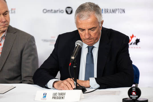 Luc Tardif, President of the International Ice Hockey