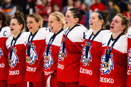 Players of Czech Republic celebrate