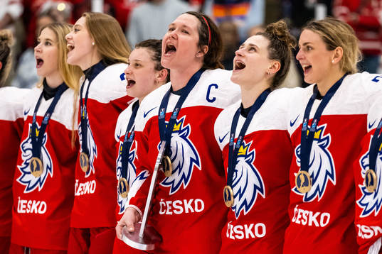 Players of Czech Republic celebrate