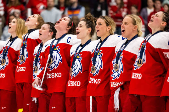 Players of Czech Republic celebrate