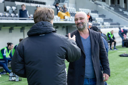 GAIS tränare Fredrik Holmberg och Utsiktens manager Bosko