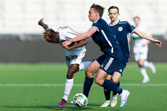 GAIS Richard Emeka Friday och Utsiktens Wilhelm Nilsson