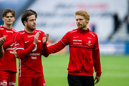 Frederik Børsting and Sivert Heltne Nilsen of Brann looks