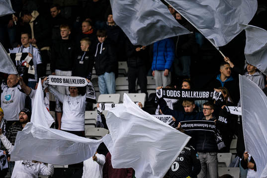 Spectators in the stands