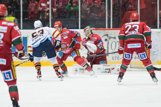 Djurgårdens David Blomgren gör 1-1 målet