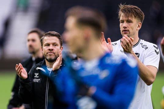 Pål Arne "Paco" Johansen, head coach of Odd, and Ole Erik