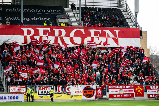 Spectators in the stands