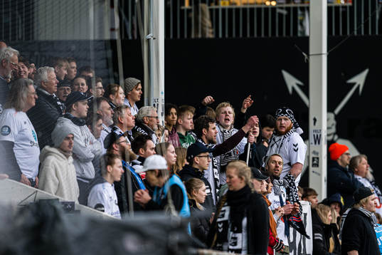 Spectators in the stands