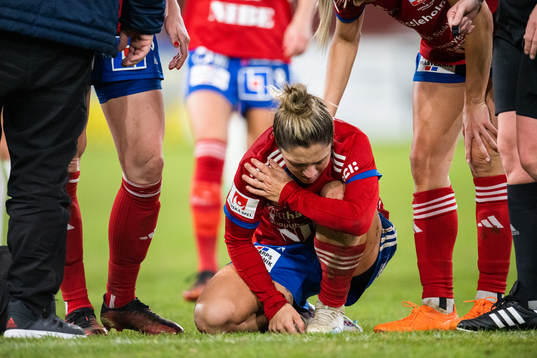 Vittsjös Katrina Gorry har ont