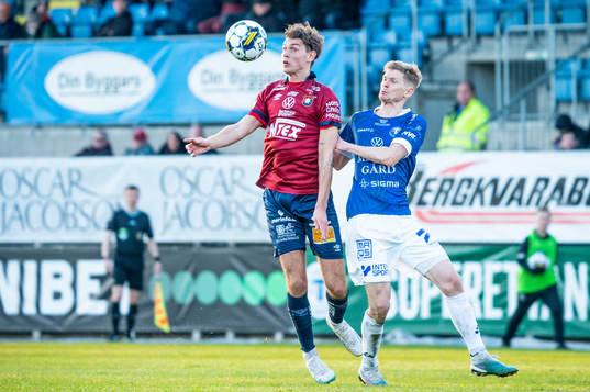 Örgrytes Noah Christoffersson mot Trelleborgs Fritiof
