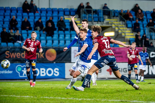 Örgrytes Noah Christoffersson mot Trelleborgs Tobias