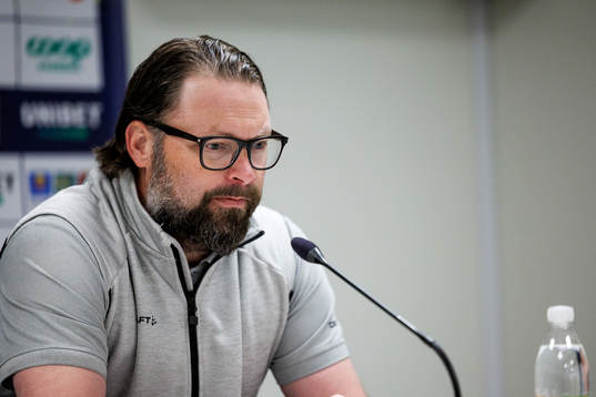 Varbergs huvudtränare Joakim Persson
