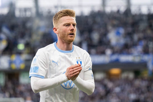 Malmö FFs Anders Christiansen reagerar