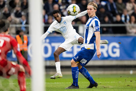 Malmö FFs Taha Ali och IFK Göteborgs Johan Bångsbo