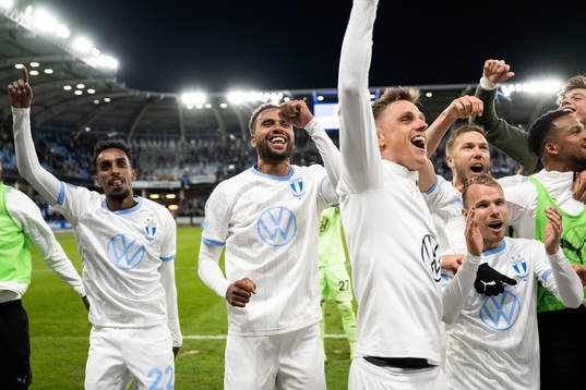 Malmö FFs Taha Ali, Isaac Kiese Thelin, Søren Rieks och