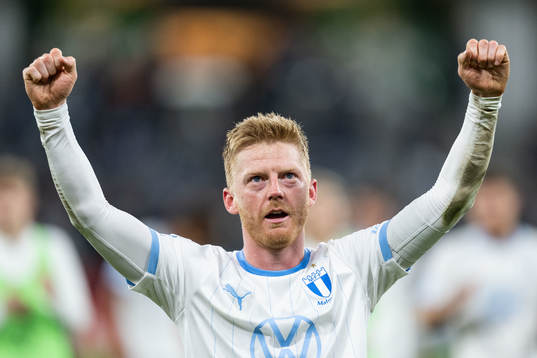 Malmö FFs Anders Christiansen jublar