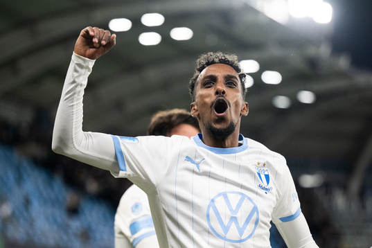 Malmö FFs Taha Ali jublar