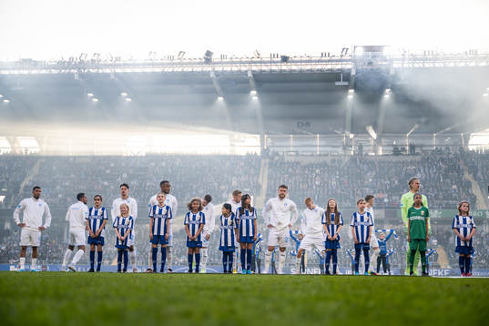 Malmö FFs spelare vid line-up