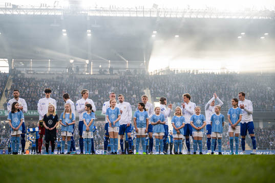 IFK Göteborgs spelare vid line-up