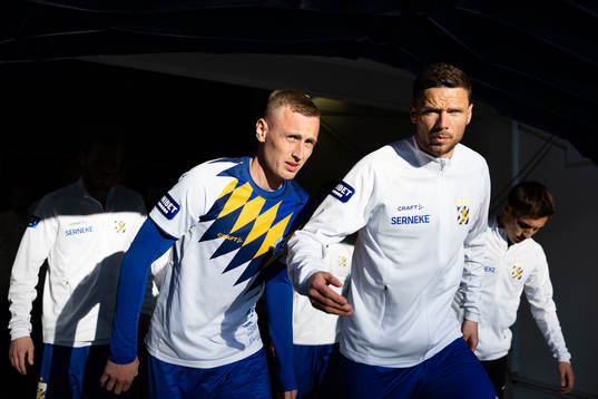 IFK Göteborgs Sebastian Ohlsson och Marcus Berg  på väg
