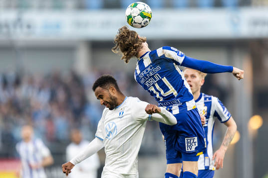 Malmö FFs Isaac Kiese Thelin och IFK Göteborgs Gustaf
