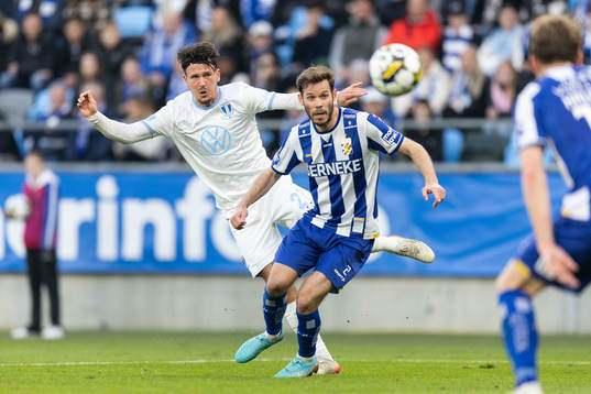 Malmö FFs Stefano Vecchia och IFK Göteborgs Emil