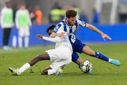 Malmö FFs Taha Ali och IFK Göteborgs Emil Salomonsson