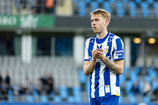 IFK Göteborgs Elias Hagen deppar