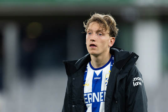 IFK Göteborgs Sebastian Hausner deppar