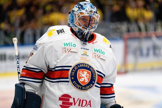 Växjös målvakt Emil Larmi