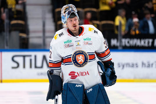 Växjös målvakt Emil Larmi