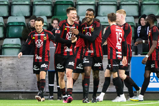 Östersunds Myroslav Mazur jublar