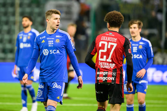 GIF Sundsvalls Fredrik Lundgren och Östersunds Ziad Ghanoum