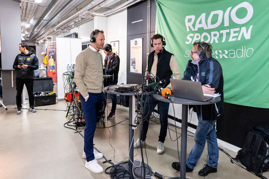 Sveriges Radio Radiosporten intervjuar Skellefteås