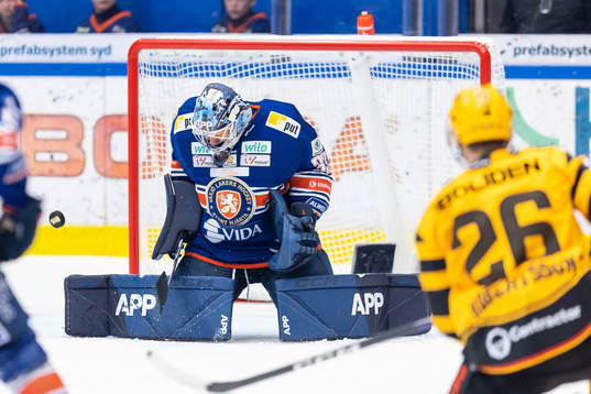 Växjös målvakt Emil Larmi