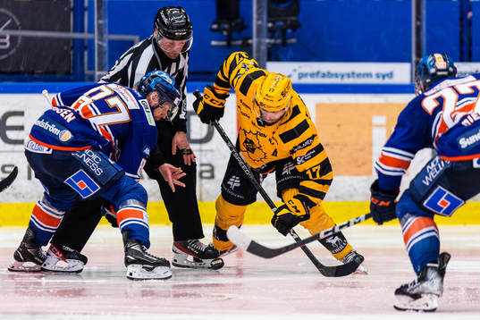 Växjös Robert Rosén och Skellefteås Pär Lindholm tekar
