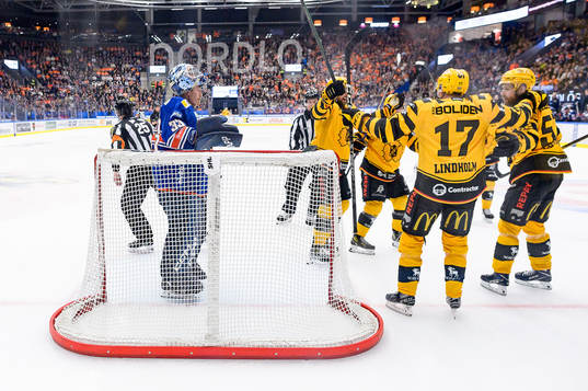 Växjös målvakt Emil Larmi deppar och Skellefteås