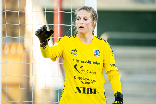 Vittsjös målvakt Elaine Margret Burdett